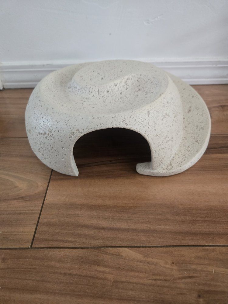 large modern stone hide