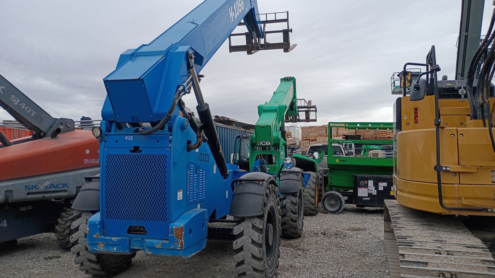 2018 Genie GTH1056, 3471 hours, forklift telehandler