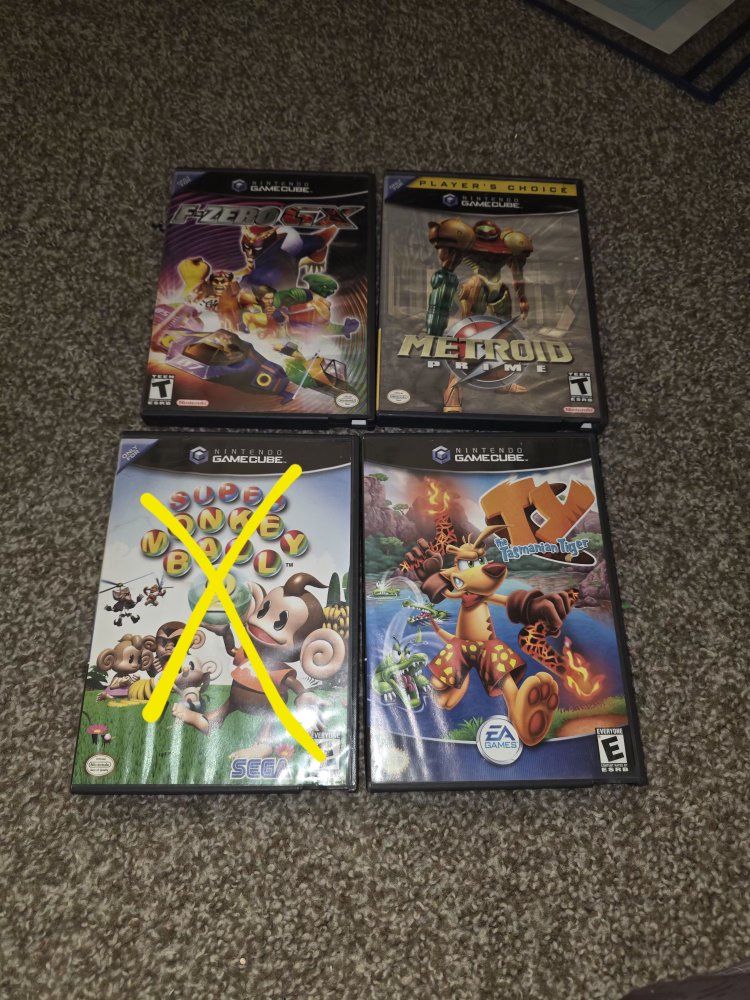 Gamecube games ( prices in description)