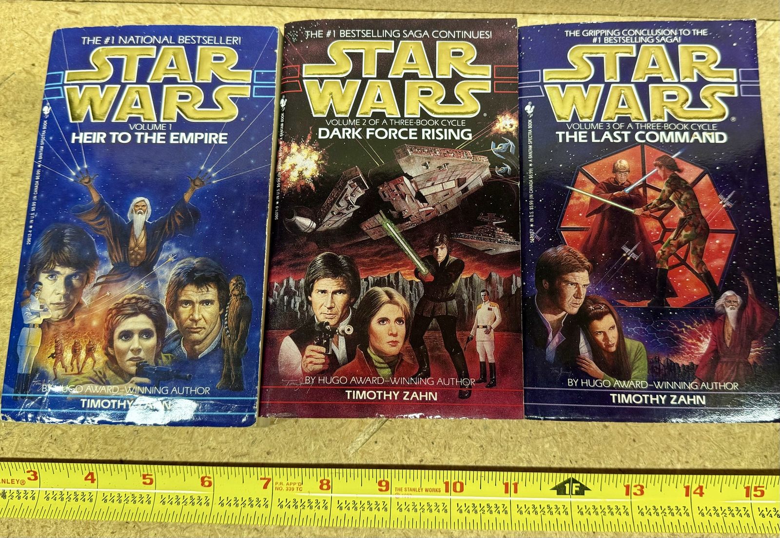 Star Wars: The Thrawn Trilogy - Timothy Zahn Paperback Set (Vol. 1-3) Heir to the Empire, Dark Force Rising
