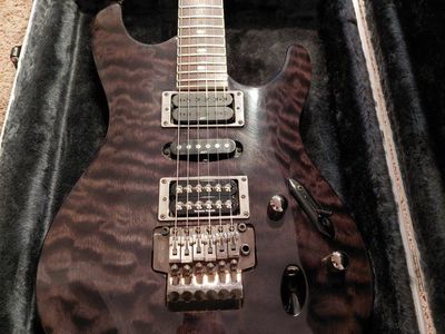 Ibanez S 470QS w case and Seymour Duncan Invader
