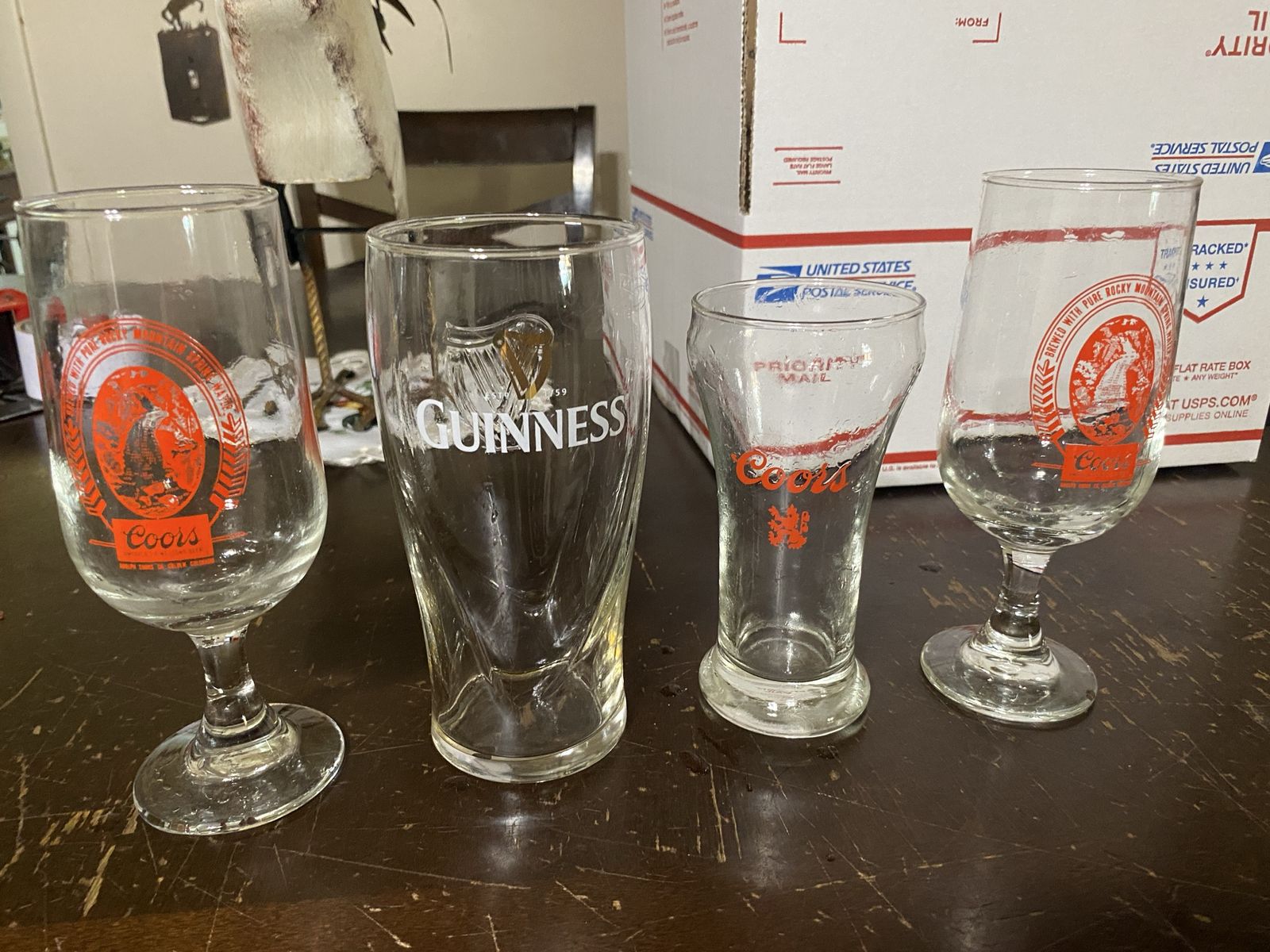Vintage beer glasses