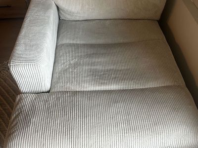 Beige Courguroy Chaise Lounge