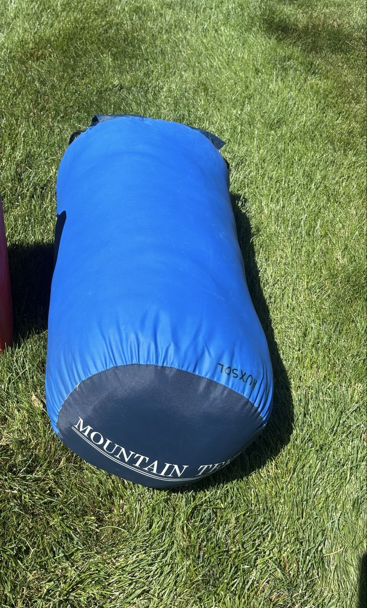 Mountain Tek Blue Sleeping Bag with Stuff Sack