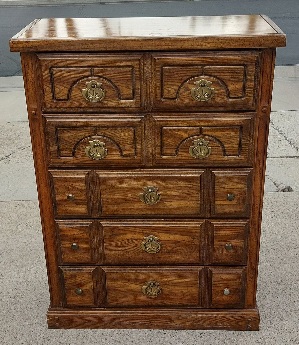 Vintage StyleHome Dresser 5 Drawer