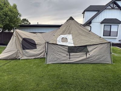 Cabela’s outfitter tent