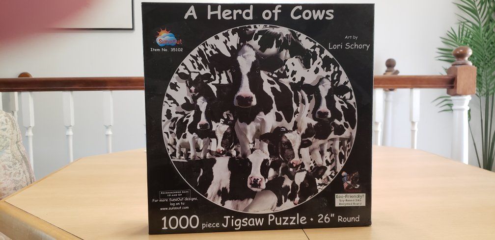 A Heard of Cows Jigsaw Puzzle