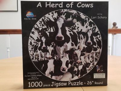 A Heard of Cows Jigsaw Puzzle