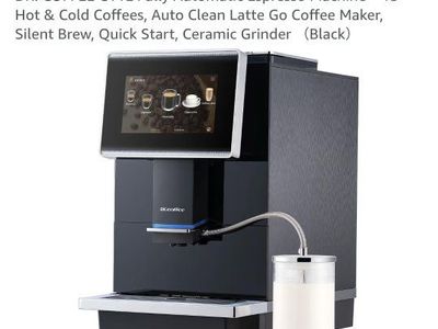 DR. COFFEE C11L Fully Automatic Espresso Machine - 15 Hot & Cold Coffees, Auto Clean, Ceramic Grinder