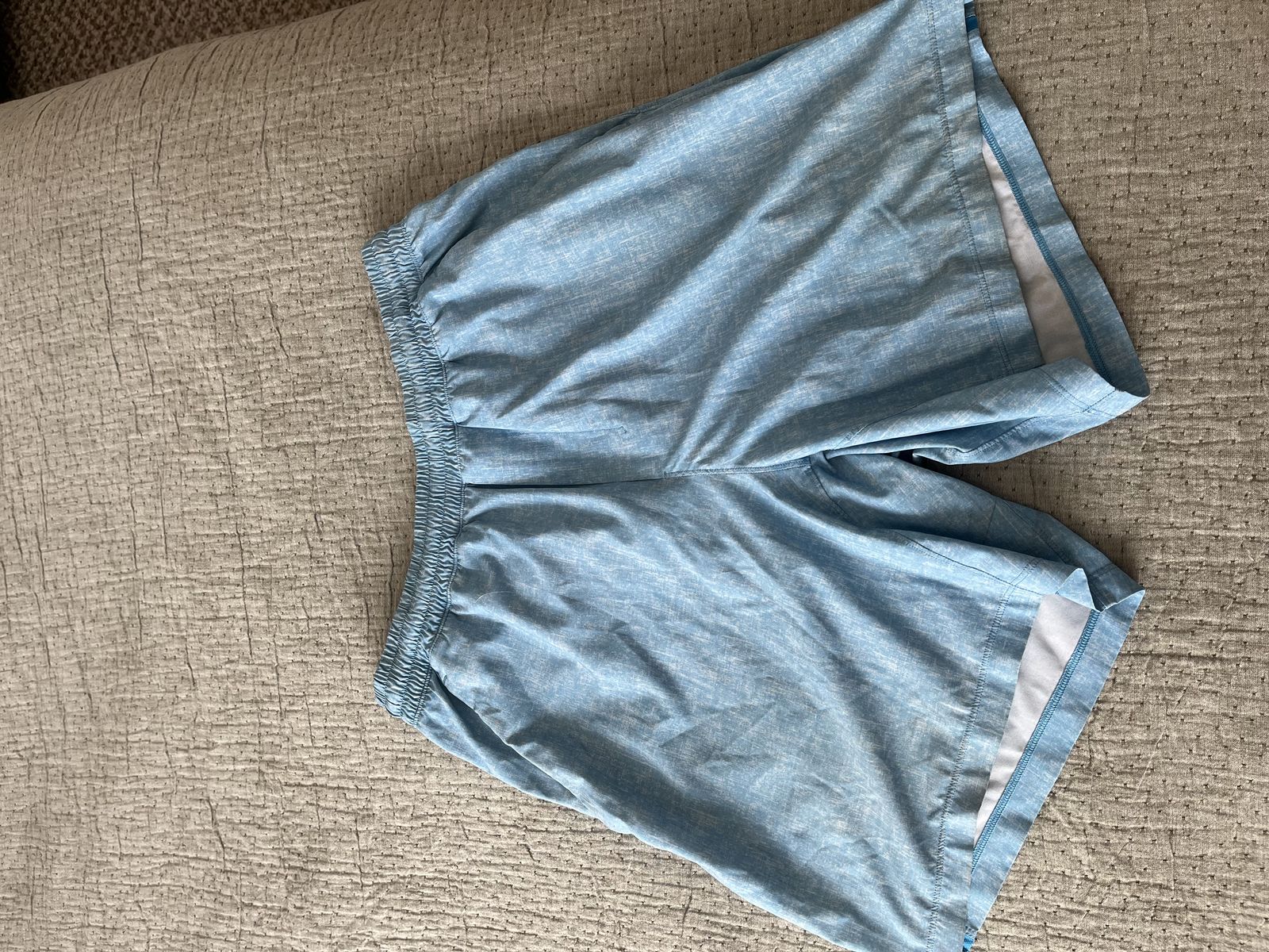Lulu Lemon Blue Athletic Shorts - Large