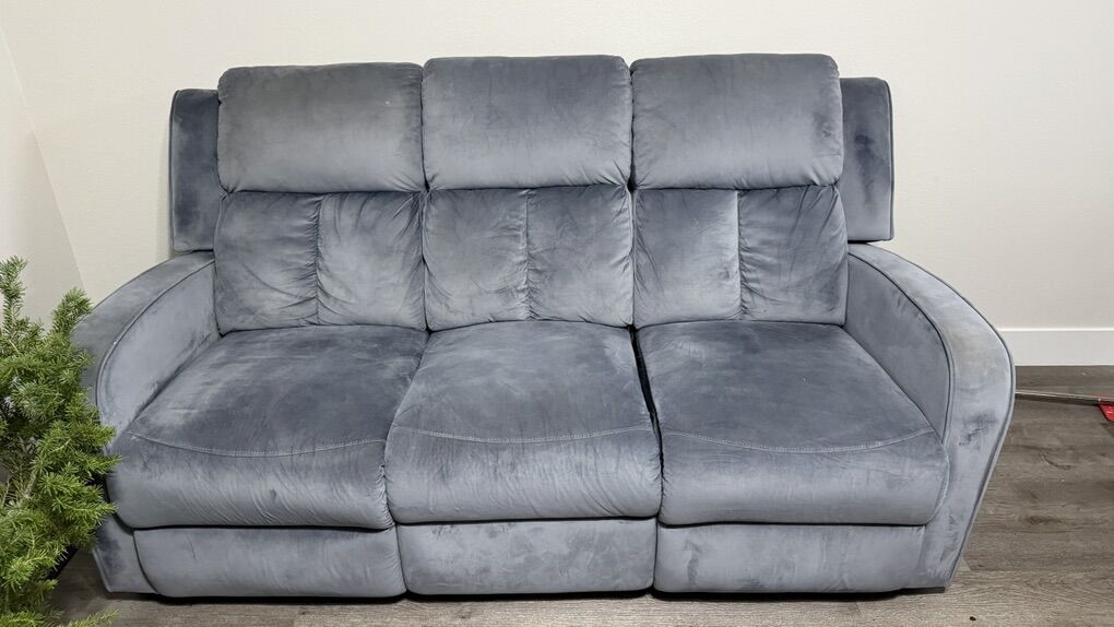 Grey Reclining Couch