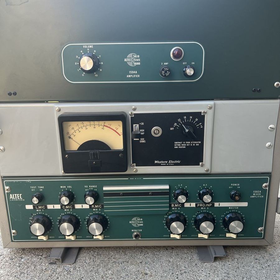 Vintage Altec Lansing 3piece amplifier 