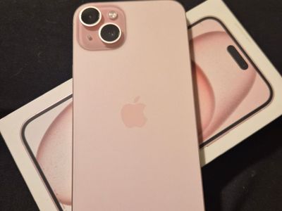 Unlocked Pink iPhone 15 Plus 128gb
