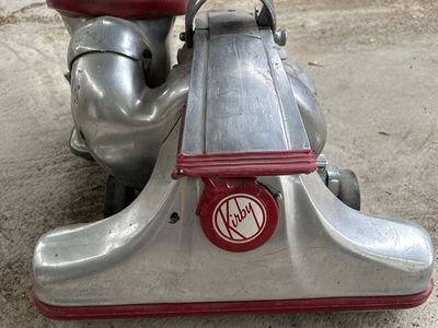 Vintage 1950s Kirby Model 512 Sanitation System Upright Vacuum with Box & Attachments