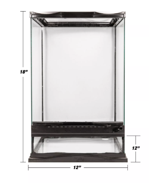 18x12x12 reptile terrarium