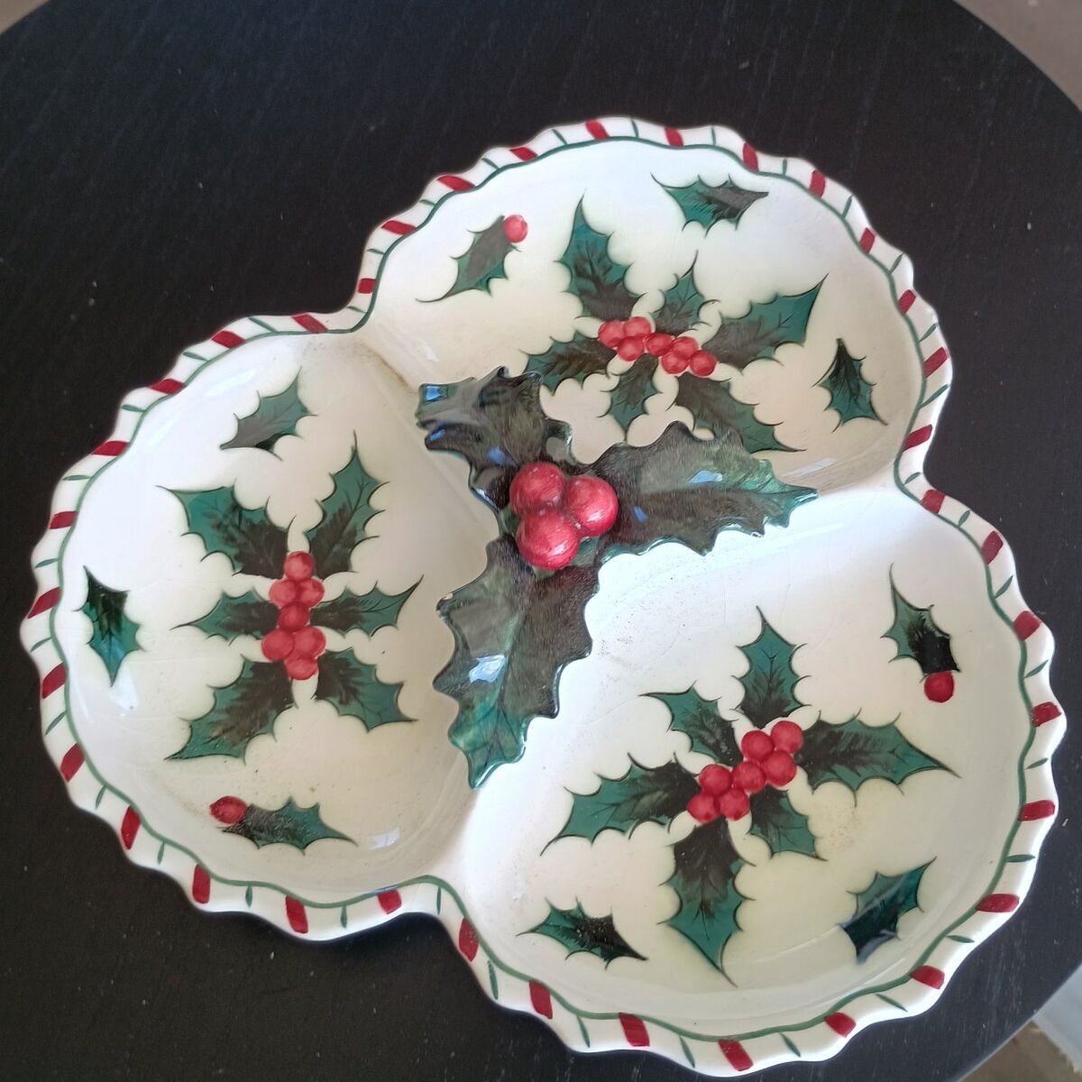 Vintage Holly Dish