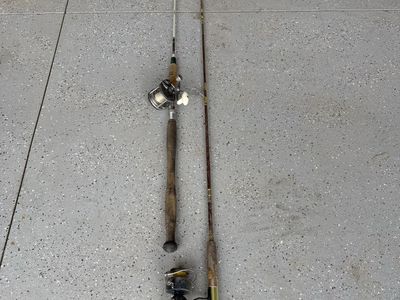 Two Old Fishing Poles