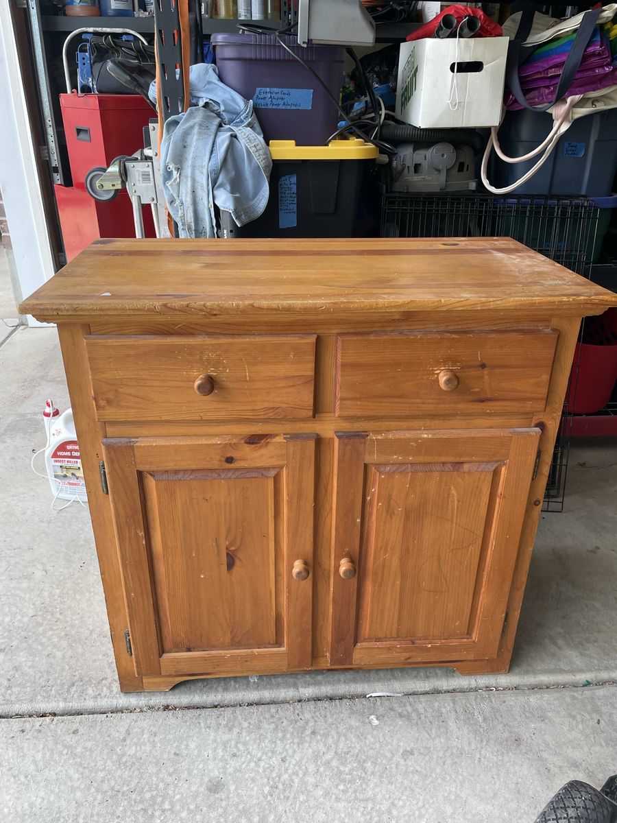 Hutch Base with Two Drawers