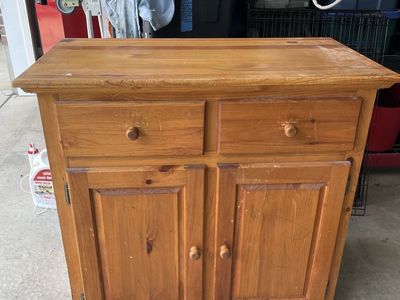 Hutch Base with Two Drawers