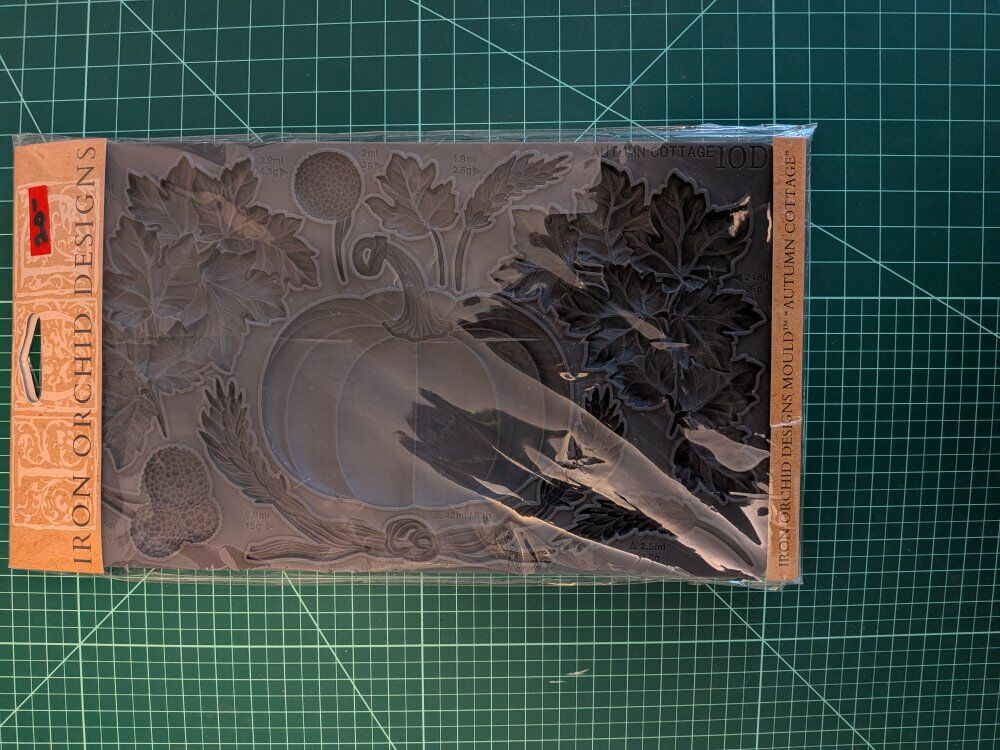 Iron Orchid Design Fall Mould for Crafts