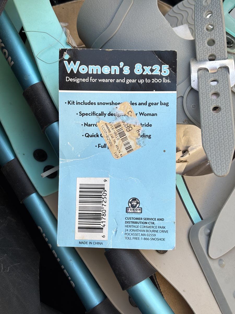 Yukon Charlie Womens 8x25 Snowshoes