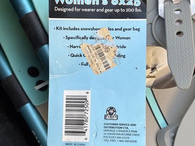 Yukon Charlie Womens 8x25 Snowshoes