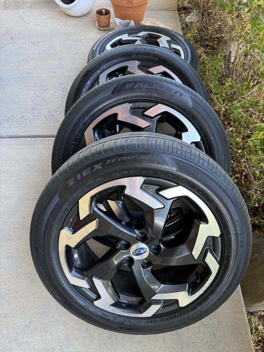 OEM Subaru Crosstrek Wheels & Tires 18” 225/55R18