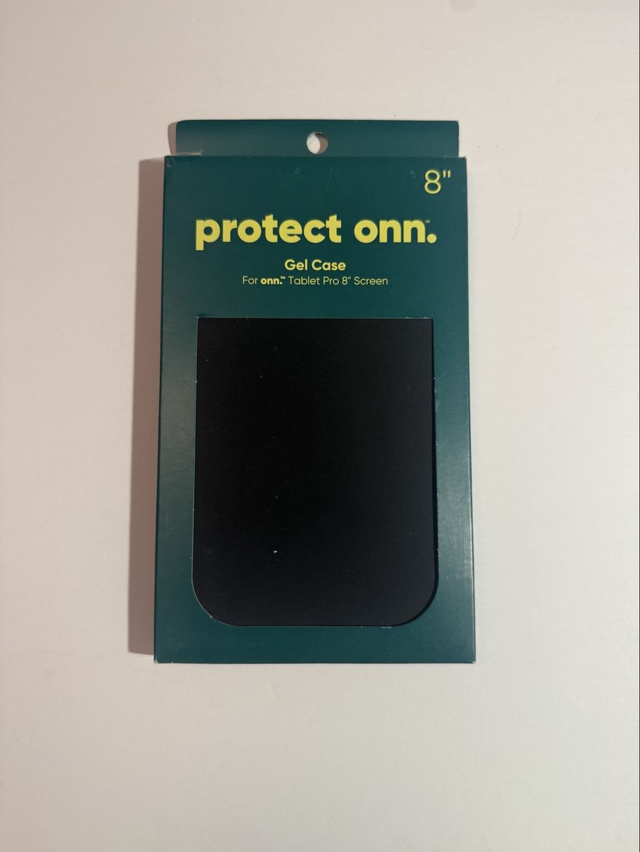 Protect Onn. Gel Case for Onn. Tablet Pro 8" Screen - Black, Durable