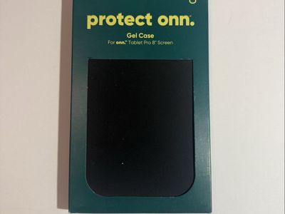 Protect Onn. Gel Case for Onn. Tablet Pro 8" Screen - Black, Durable