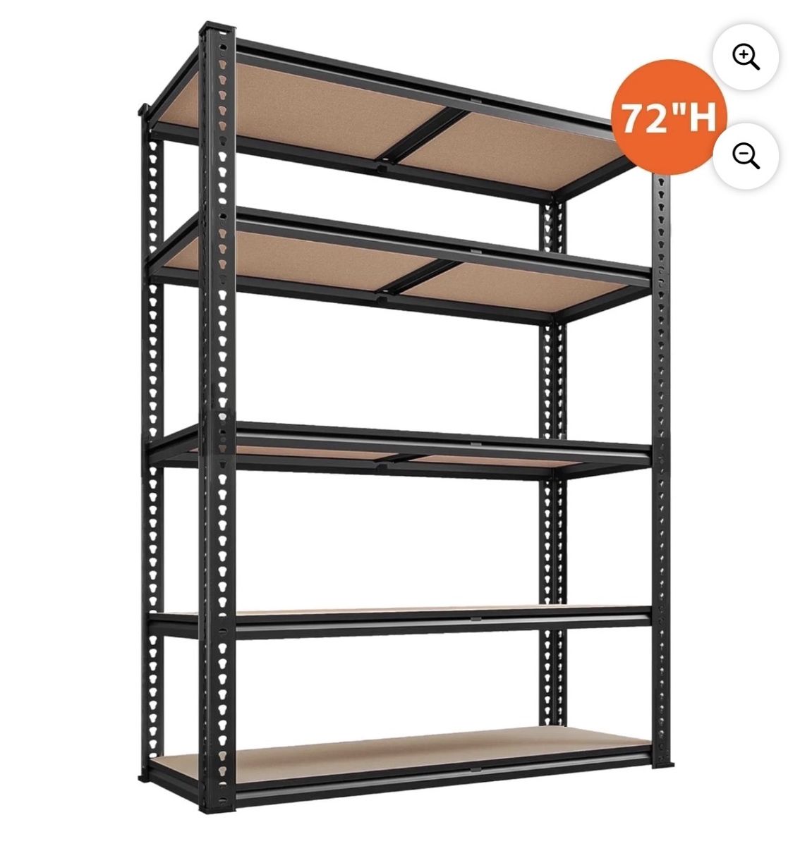 New in Box! Storage Shelves - 72 inches, 5 shelves