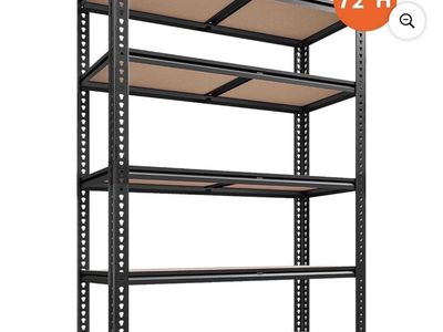 New in Box! Storage Shelves - 72 inches, 5 shelves
