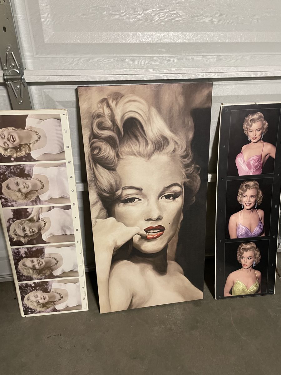 Vintage Marilyn Monroe Wall Canvas And Posters