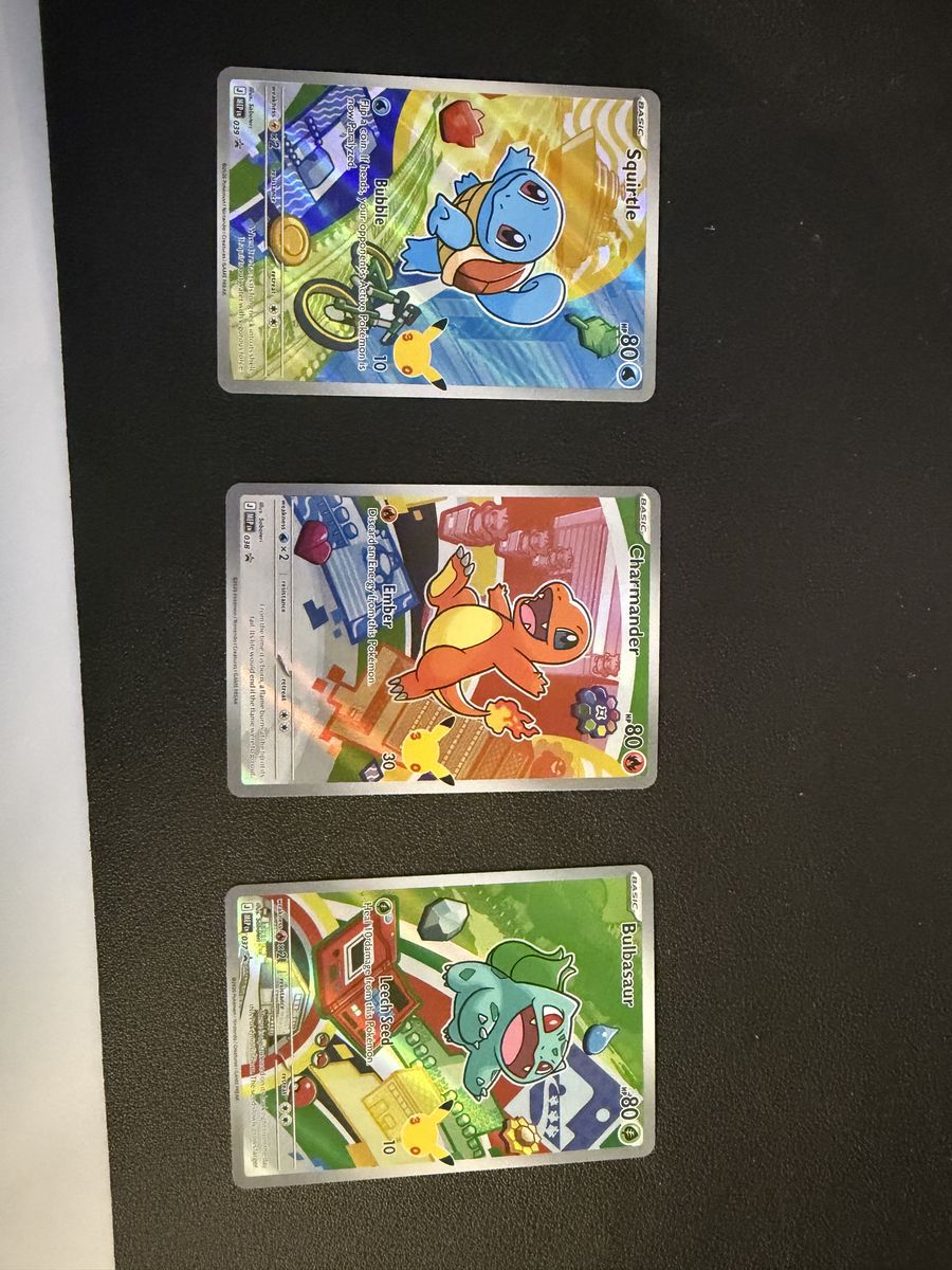 Pokemon First Partner Promo Kanto Gen 1 Starters