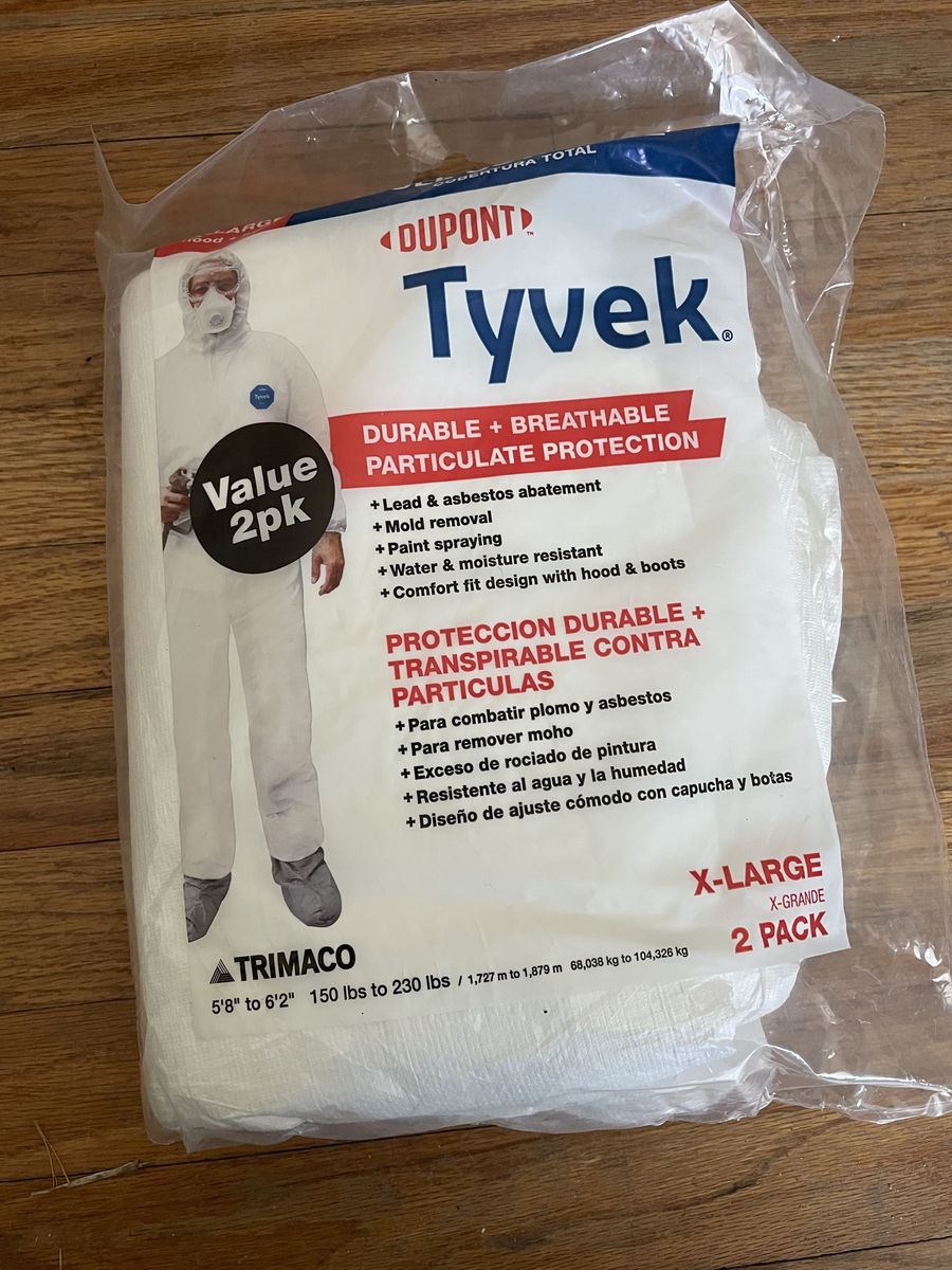 Dupont Two Pack Tyvek Suit