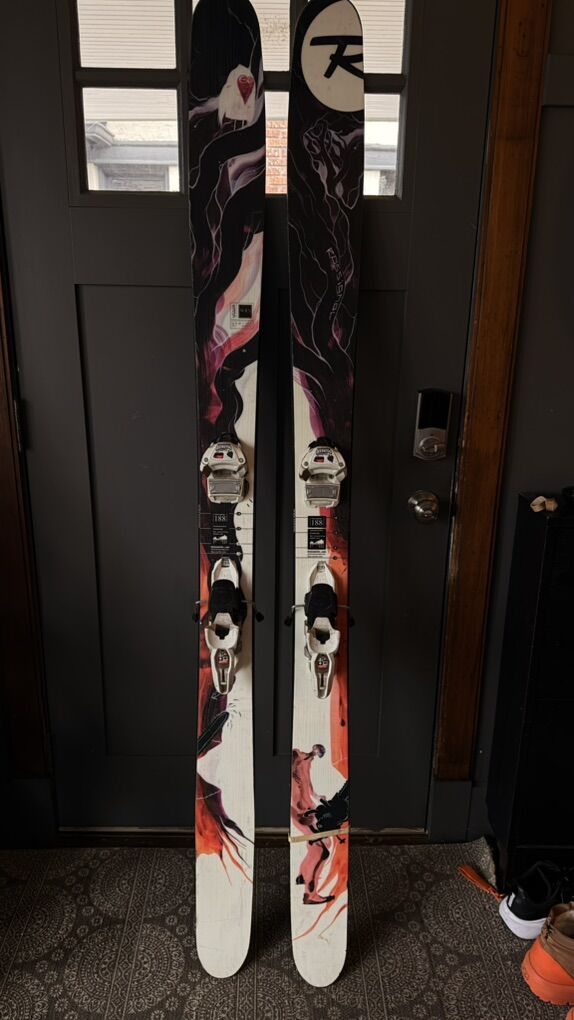 Big Fat Powder Skis! Rossignol S7-188cm W/Markers