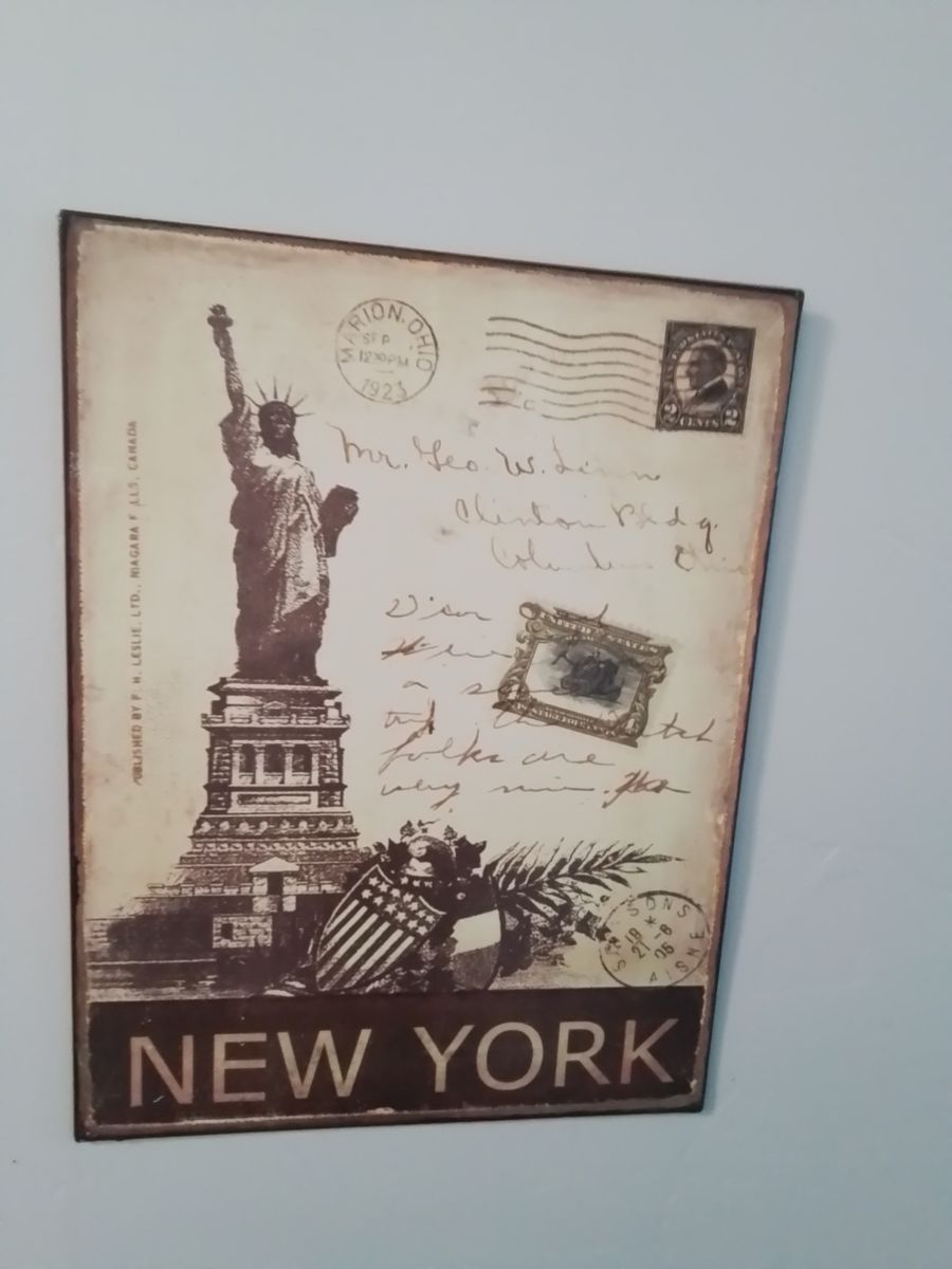 Wall Placques 10.5" X 14"