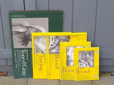 Bristol, Toned Gray and Tracing Art Paper