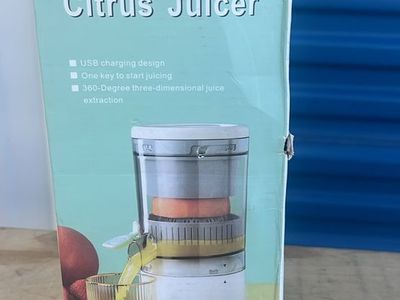 Electric Citrus Juicer Portable USB Wireless 1100g