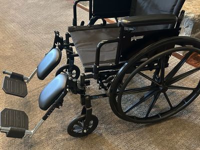 Probasics K4 Lite Lightweight Folding Wheelchair with Elevating Leg Rests, Excellent condition, $145/Offer