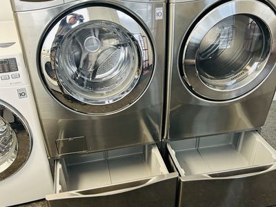 Lg stainless washer and dryer set