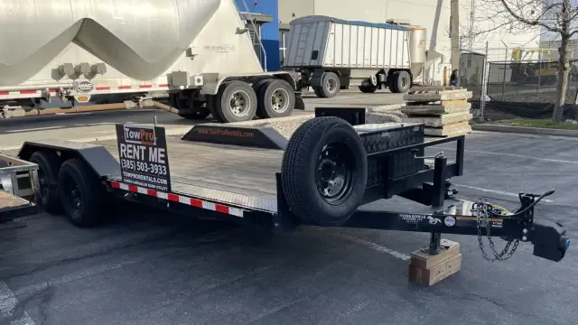 8.5X18' Car Hauler Trailer, 10K Tandem Axle
