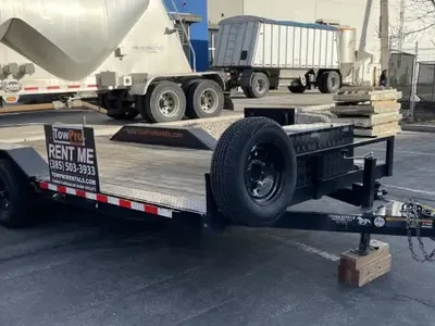 8.5X18' Car Hauler Trailer, 10K Tandem Axle