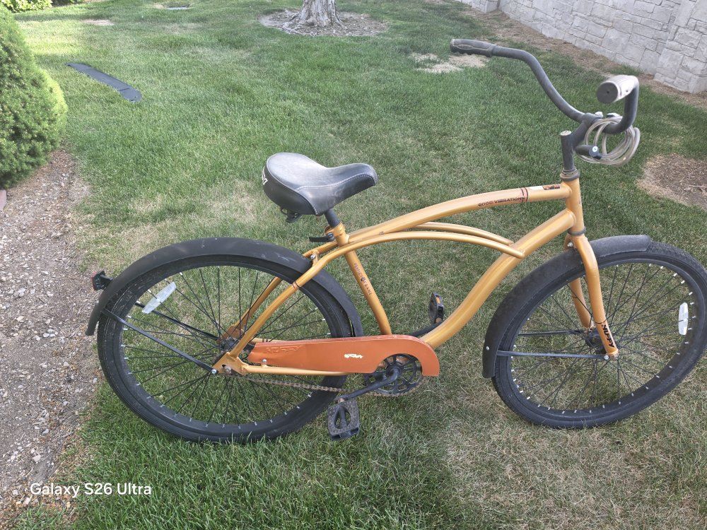 Huffy Good Vibrations 26" Men's Cruiser Bicycle - Gold/Bronze