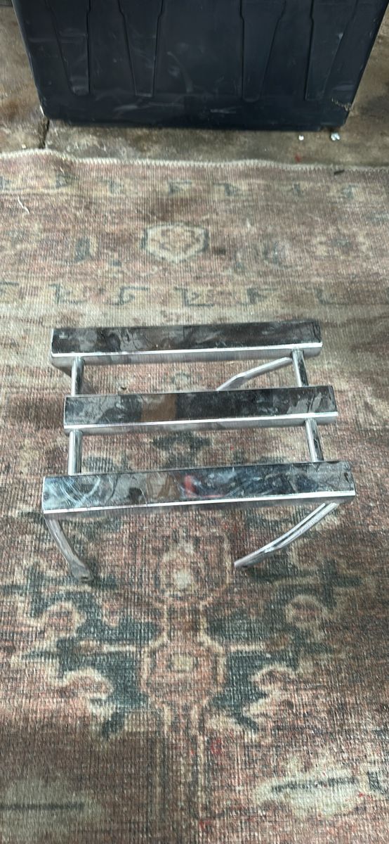 Harley Davidson chrome luggage rack