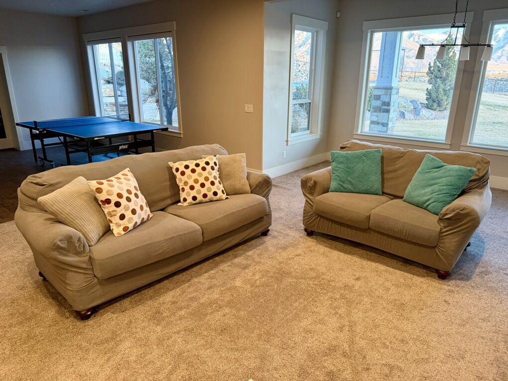 Sofa And Loveseat With Covers