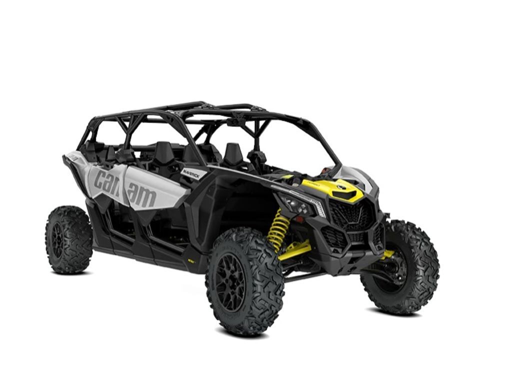 2019 Can-Am® Maverick™ X3 MAX TURBO Hyper Silver & Sunburst Yellow