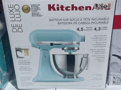 KitchenAid Artisan Series KSM97MI Tilt-Head Stand Mixer - 4.5 Quart, Ice Blue