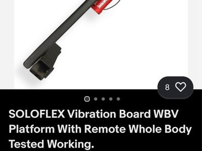 SOLOFLEX WBV Whole Body Vibration Board Platform - Tested & Working
