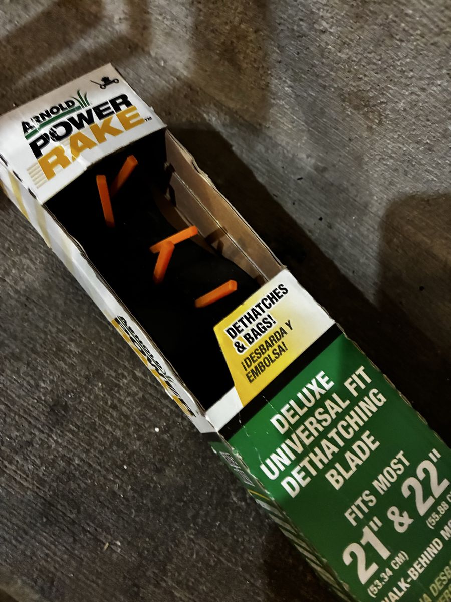 Arnold Power Rake Deluxe Universal Fit Dethatching Blade 21" & 22"