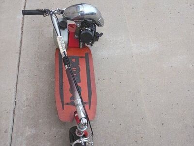 go ped GoPed sport upgraded carb and exhaust pipe